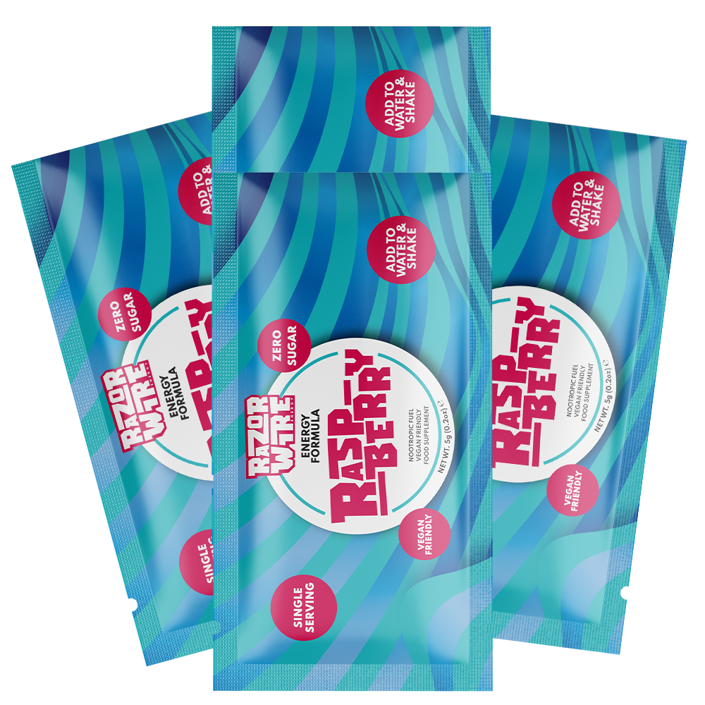 RASPBERRY FLAVOUR GAMING FUEL 20 FUEL STICKS
