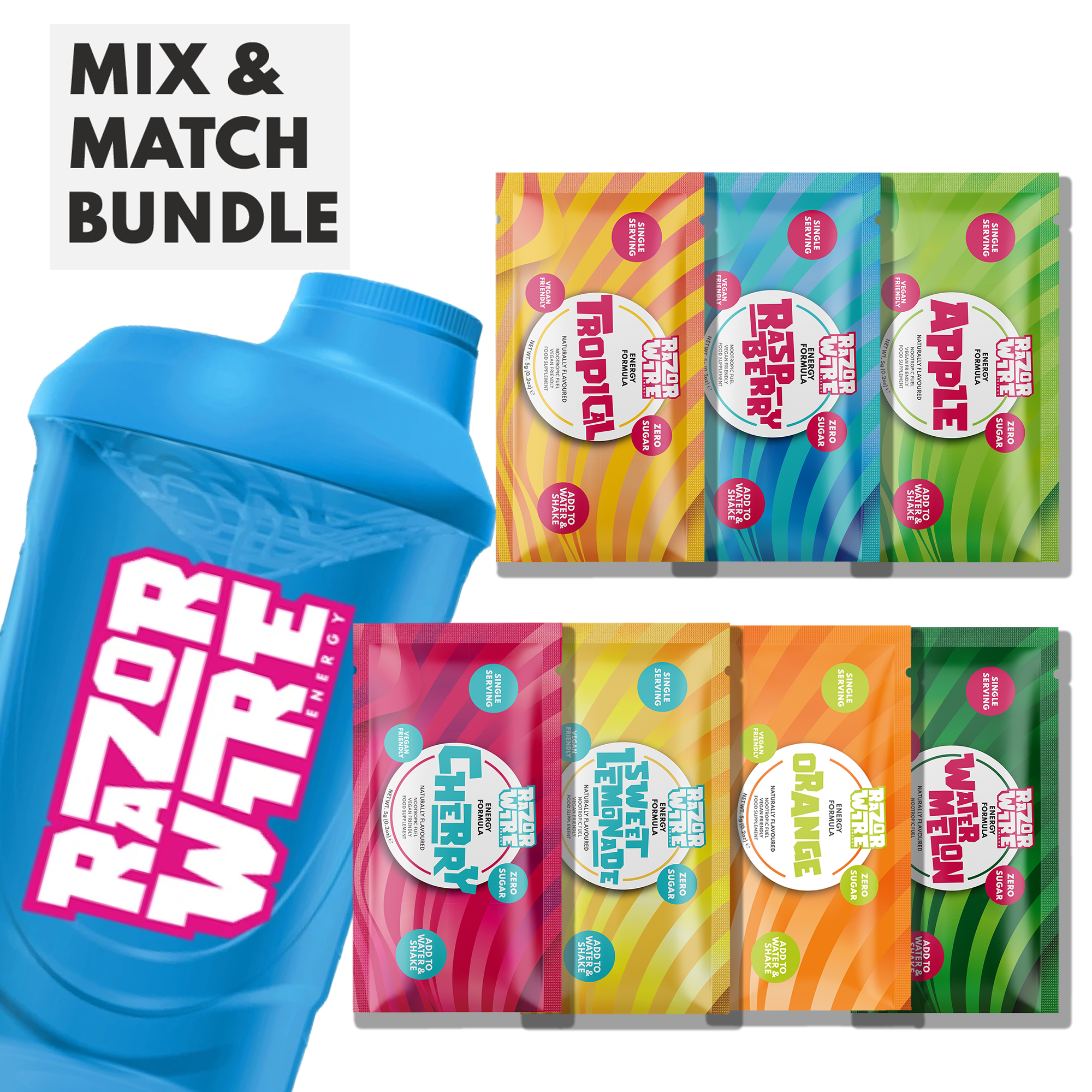 SHAKER + EVERY FLAVOUR 2 FUEL STICKS STARTER KIT