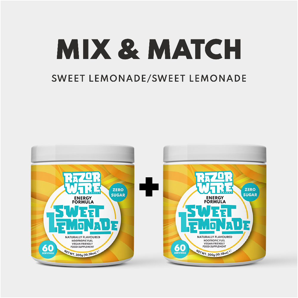 Sweet Lemonade Naturally Flavoured Energy Drink Formula - Gaming Energy Drink