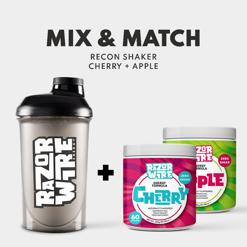 BLACK/WHITE SHAKER + MIX & MATCH TUBS BUNDLE