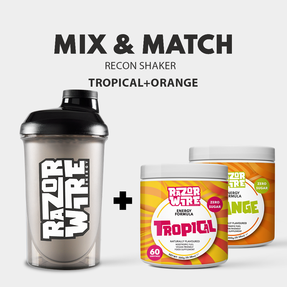 BLACK/WHITE SHAKER + MIX & MATCH TUBS BUNDLE