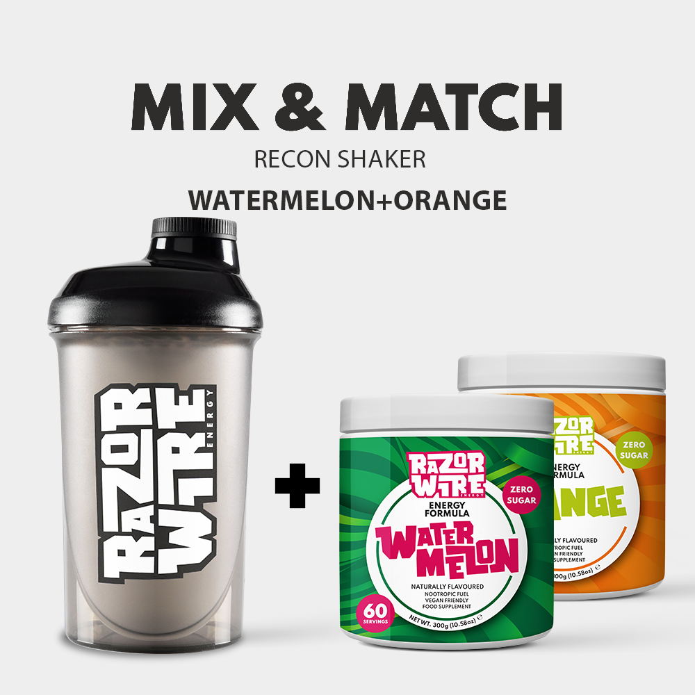 BLACK/WHITE SHAKER + MIX & MATCH TUBS BUNDLE