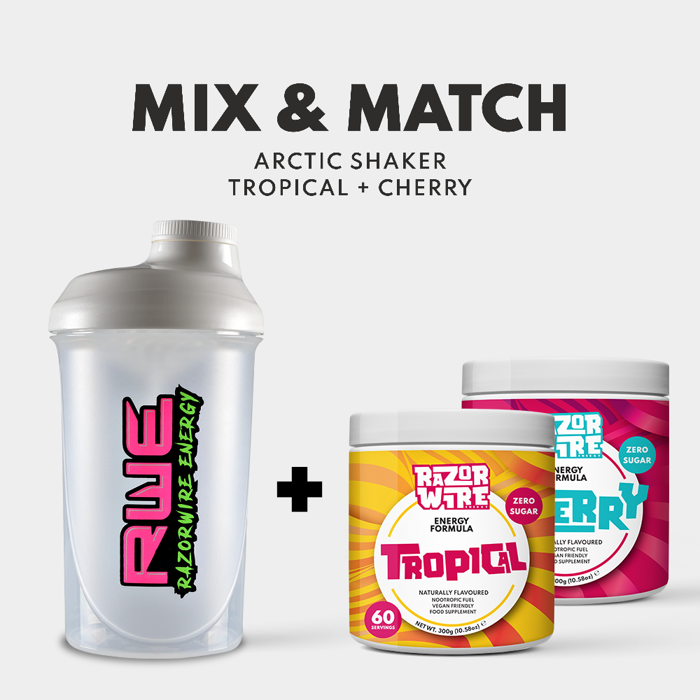 BLACK/WHITE SHAKER + MIX & MATCH TUBS BUNDLE