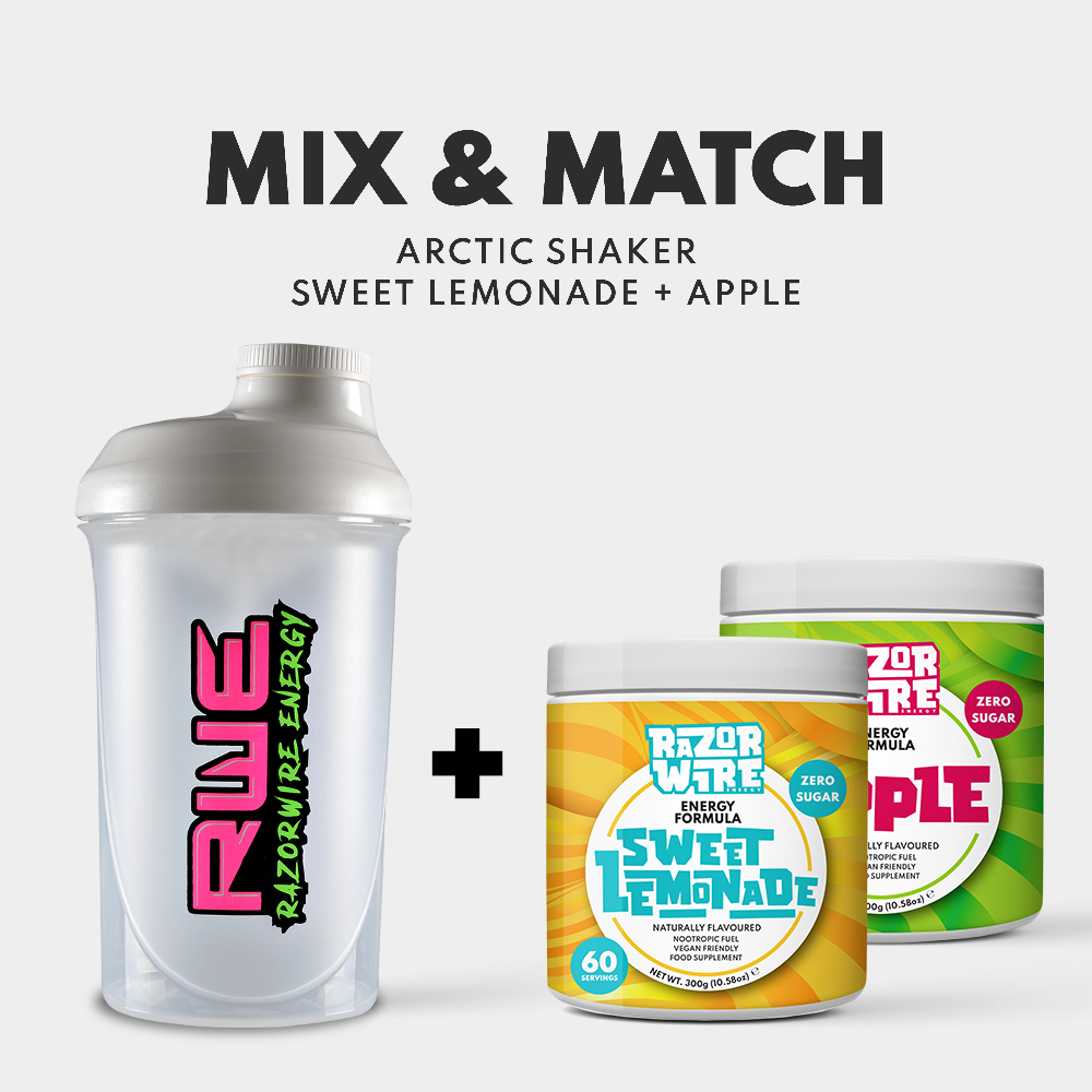 BLACK/WHITE SHAKER + MIX & MATCH TUBS BUNDLE