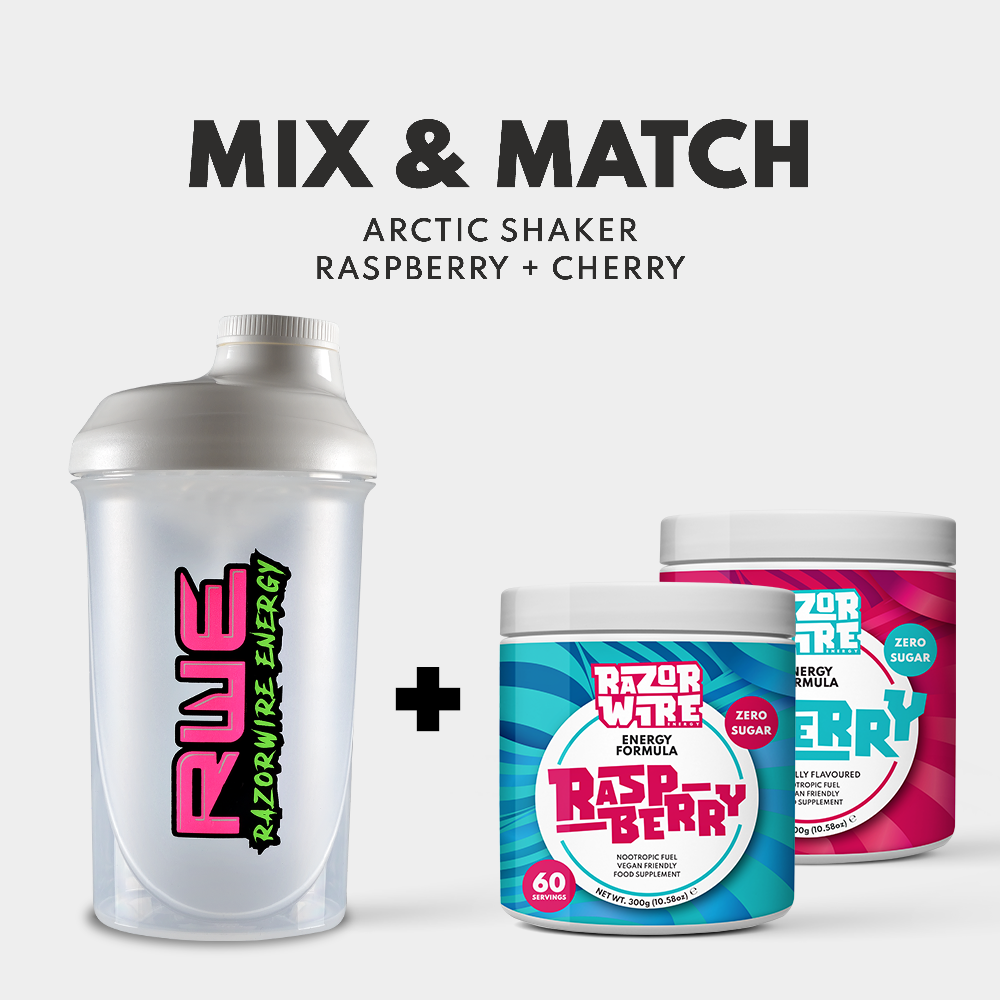 BLACK/WHITE SHAKER + MIX & MATCH TUBS BUNDLE