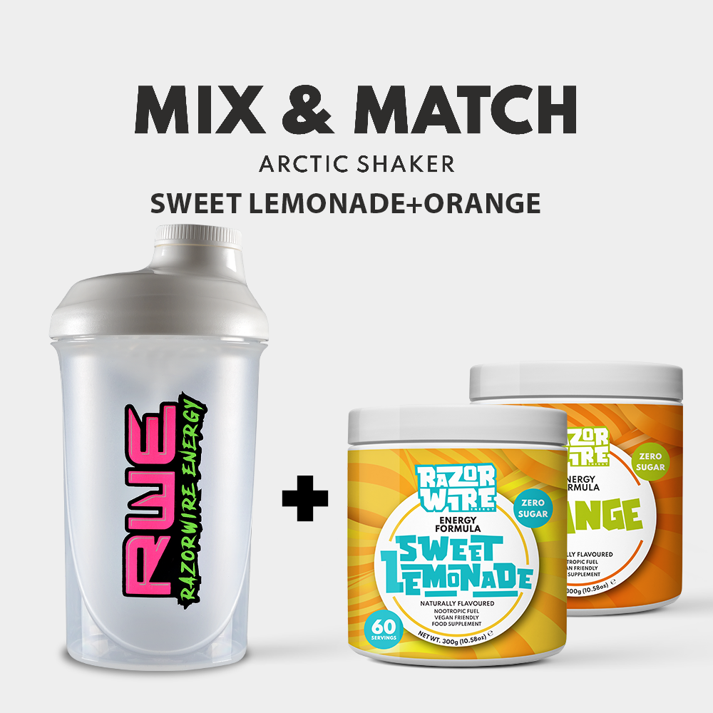 BLACK/WHITE SHAKER + MIX & MATCH TUBS BUNDLE