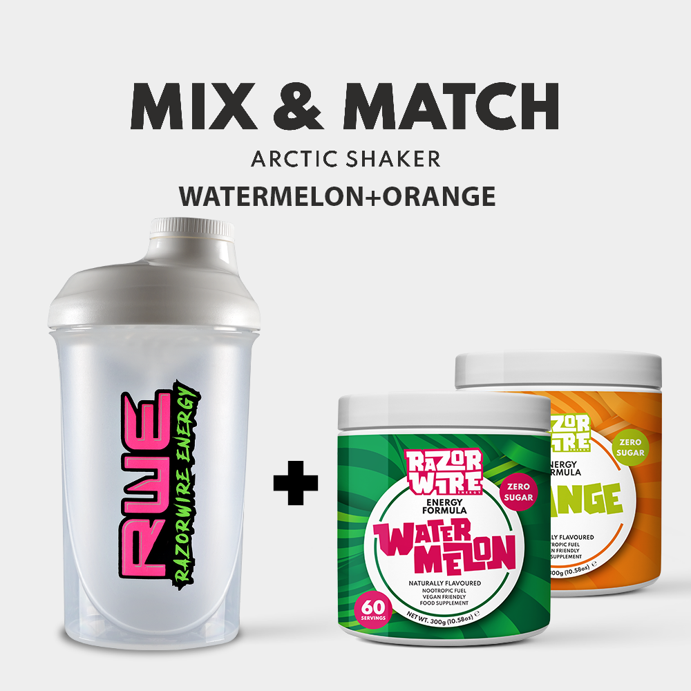 BLACK/WHITE SHAKER + MIX & MATCH TUBS BUNDLE